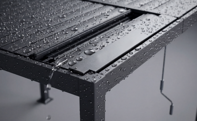 Powder-coated finish resists wear and corrosion.
