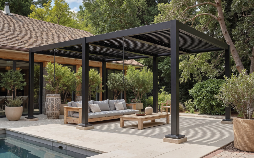 Adjustable Venetian blinds for shading
