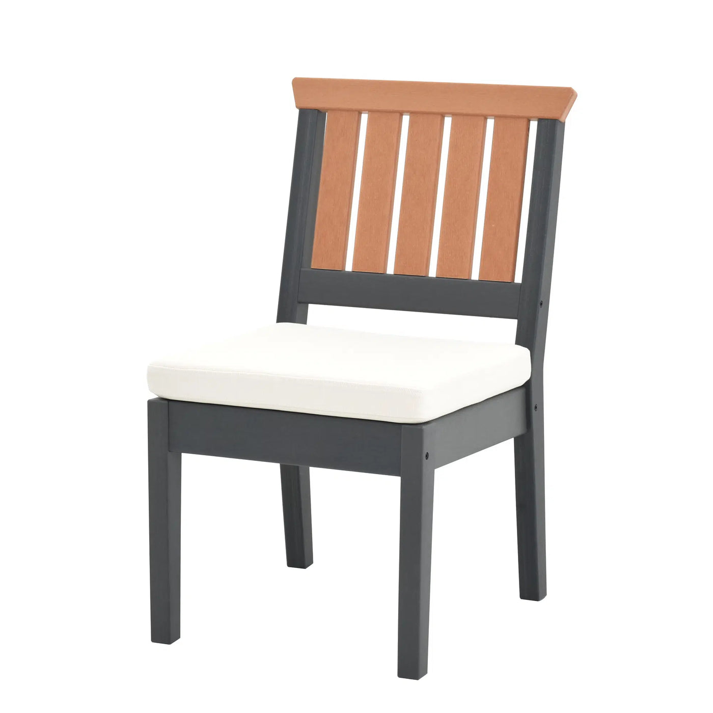 Dune Faux Teak Aluminum Dining Set for 4 (5-Piece) Outdoor Patio Furniture