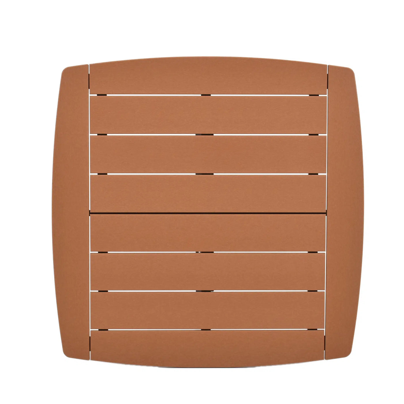 Dune Faux Teak Aluminum Dining Set for 4 (5-Piece) Outdoor Patio Furniture
