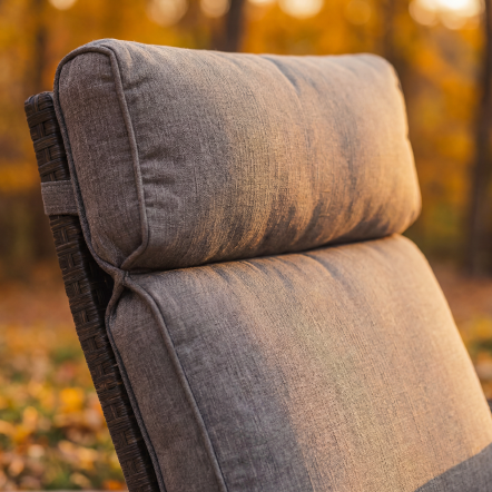Surf Manual Faux Wicker Recliner Chair with Cushions Outdoor Patio Furniture
