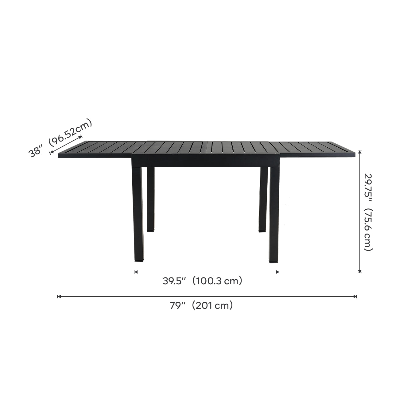Aloha Steel Dining Set for 6 (7-Piece) with Cushions Outdoor Patio Furniture