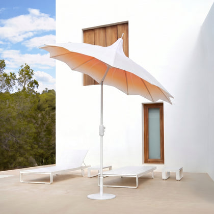 Orchid 9 ft Aluminum Umbrella Outdoor Patio