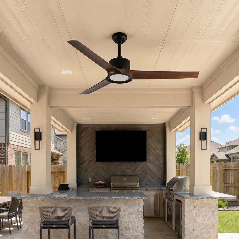 Surf 52 in Gazebo Ceiling Fan with Light Outdoor Patio