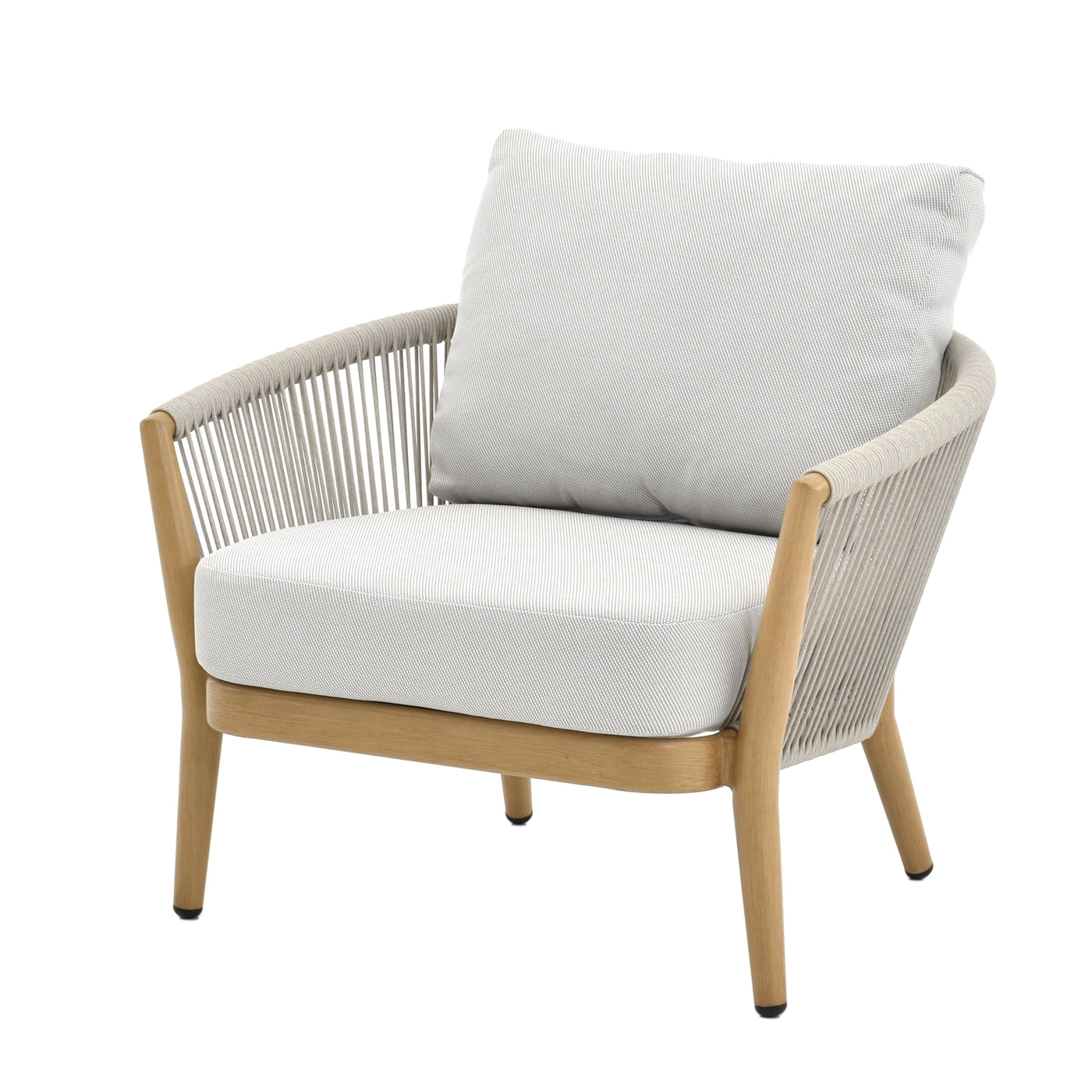 Riviera Faux Teak Aluminum Sofa Set (5-Seater) Outdoor Patio Furniture