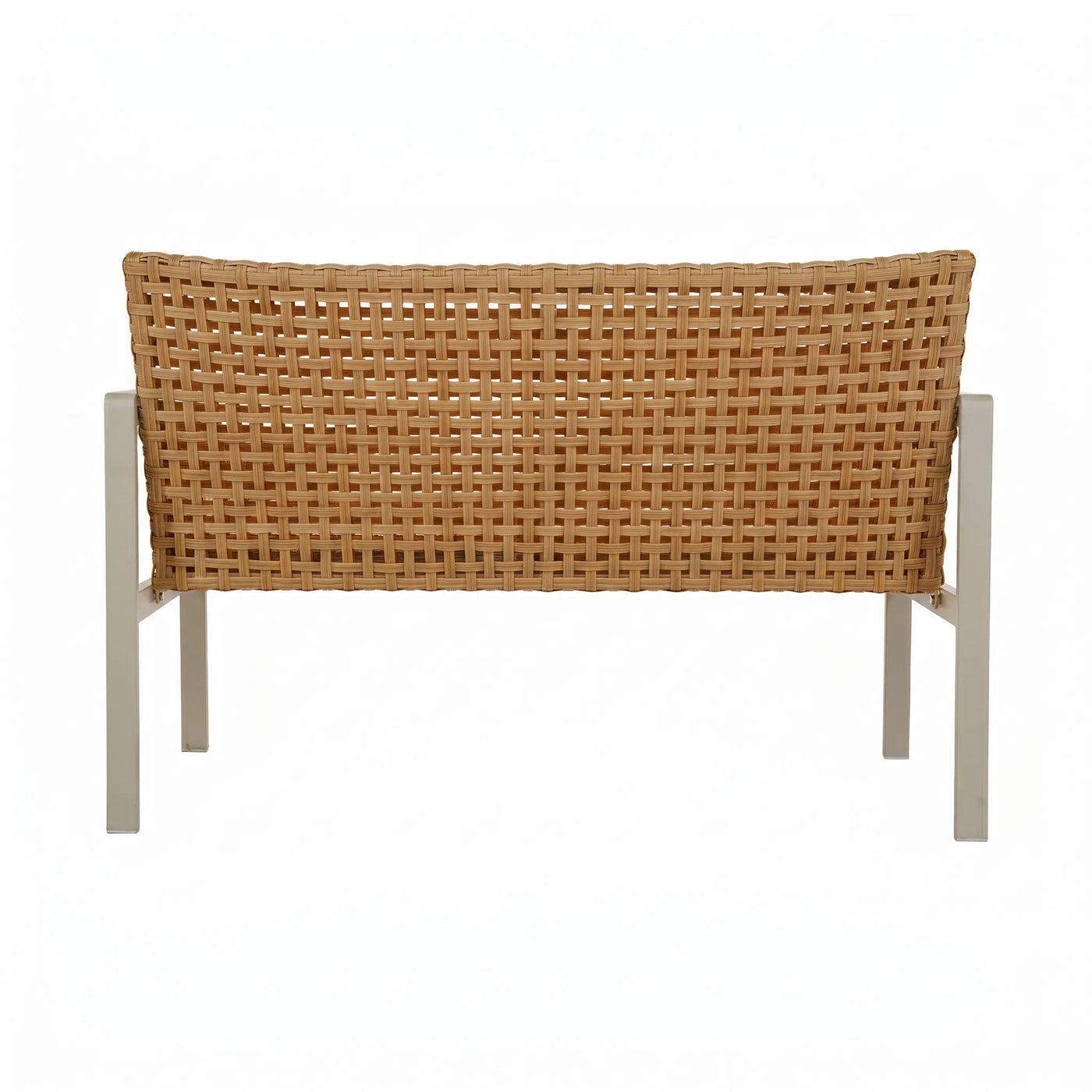 Aloha Faux Wicker Sofa Set with Cushions 4-Seater Outdoor Patio Furniture