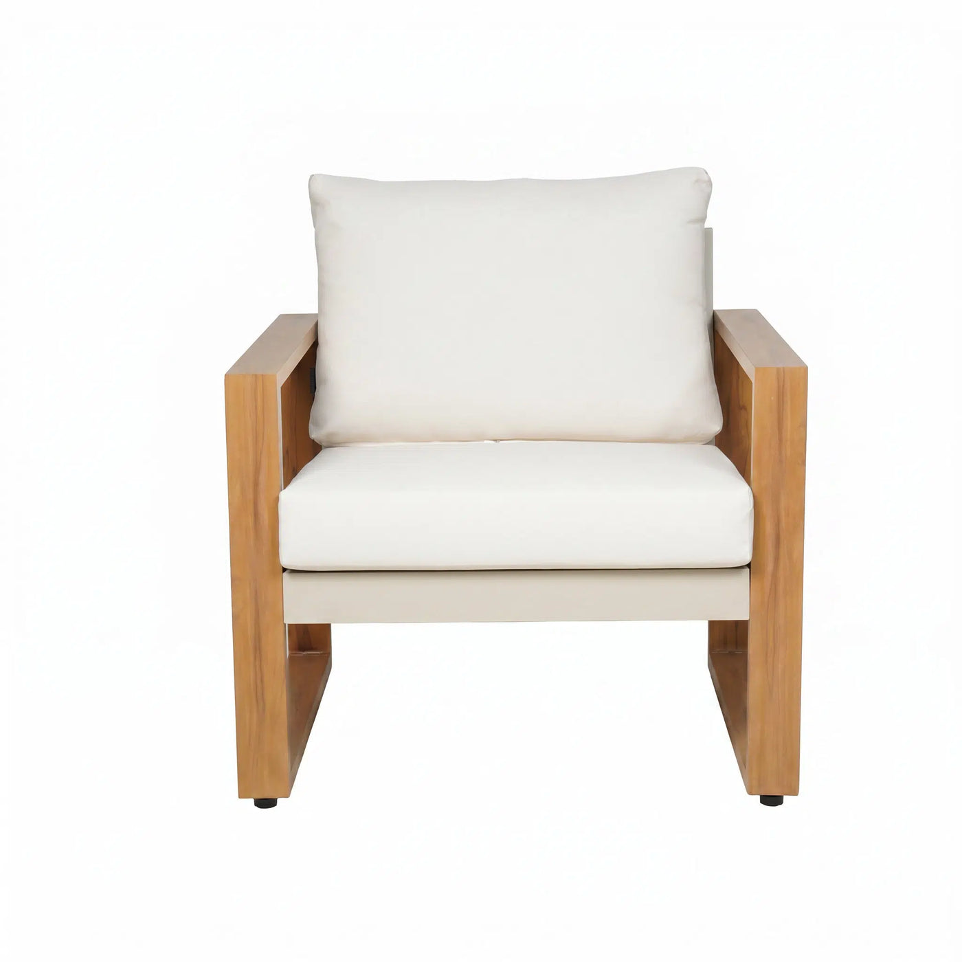 Sundown Faux Teak Aluminum Sofa Set (5-Seater) Outdoor Patio Furniture