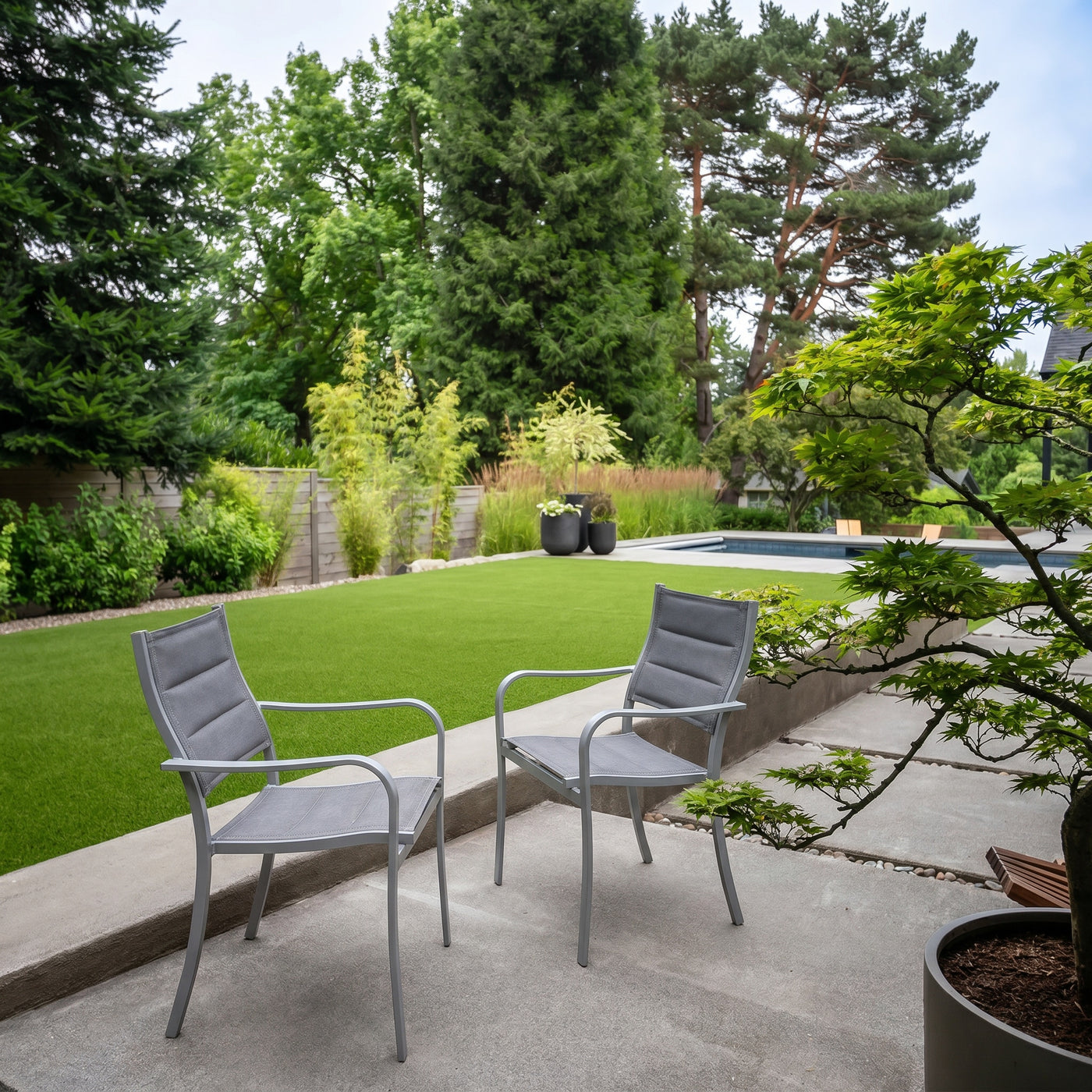 Outdoor Aluminum Sling Dining(2-Piece) Outdoor Patio