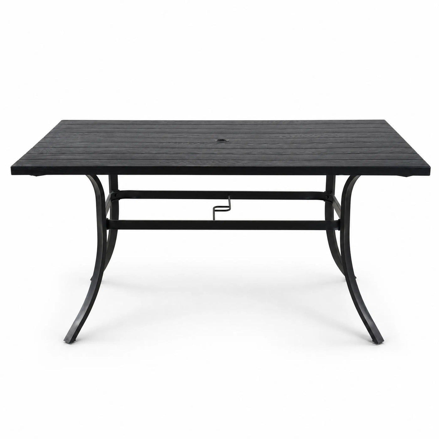 Wave Textilene Steel Dining Set for 6 (7-Piece) Outdoor Patio Furniture