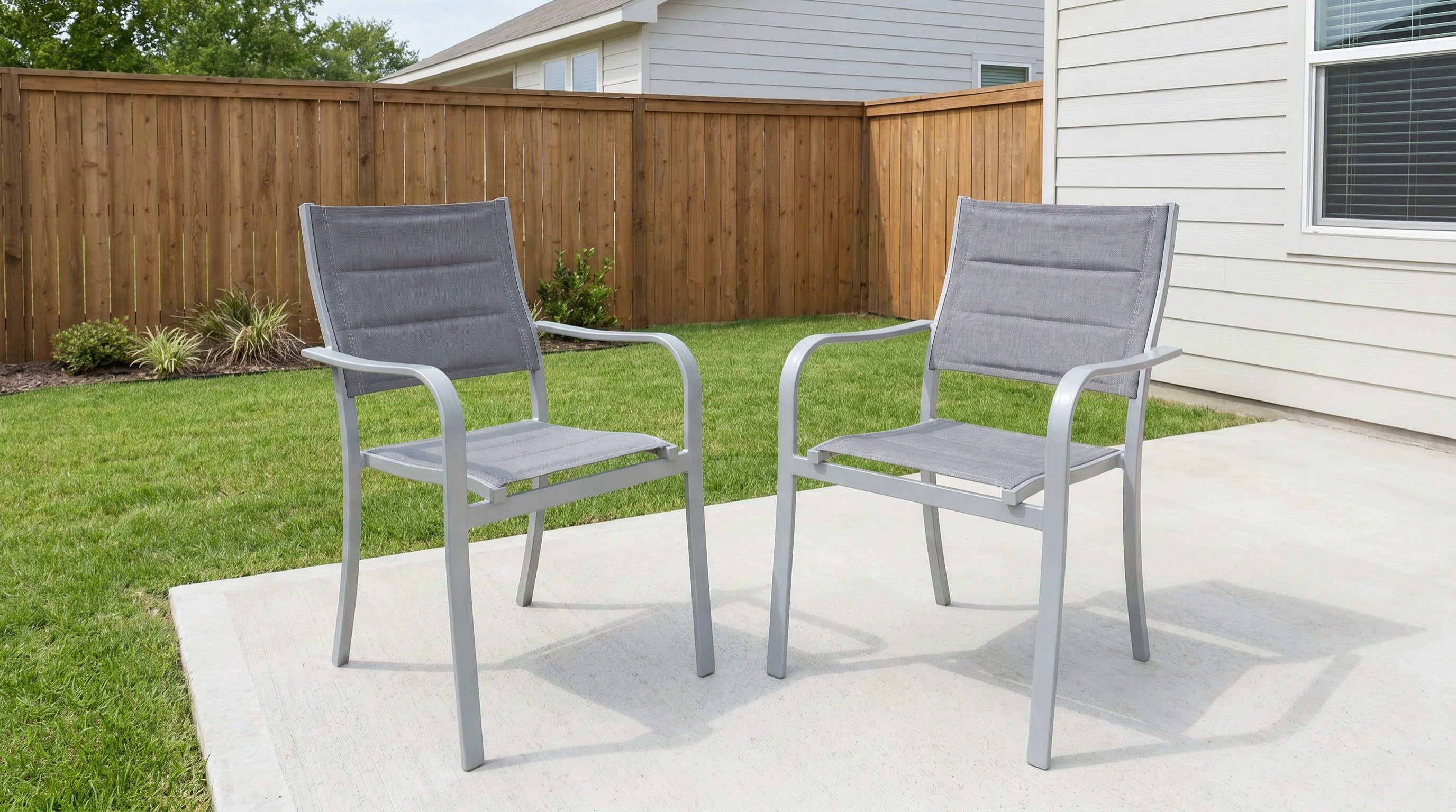 Outdoor Aluminum Sling Dining(2-Piece) Outdoor Patio