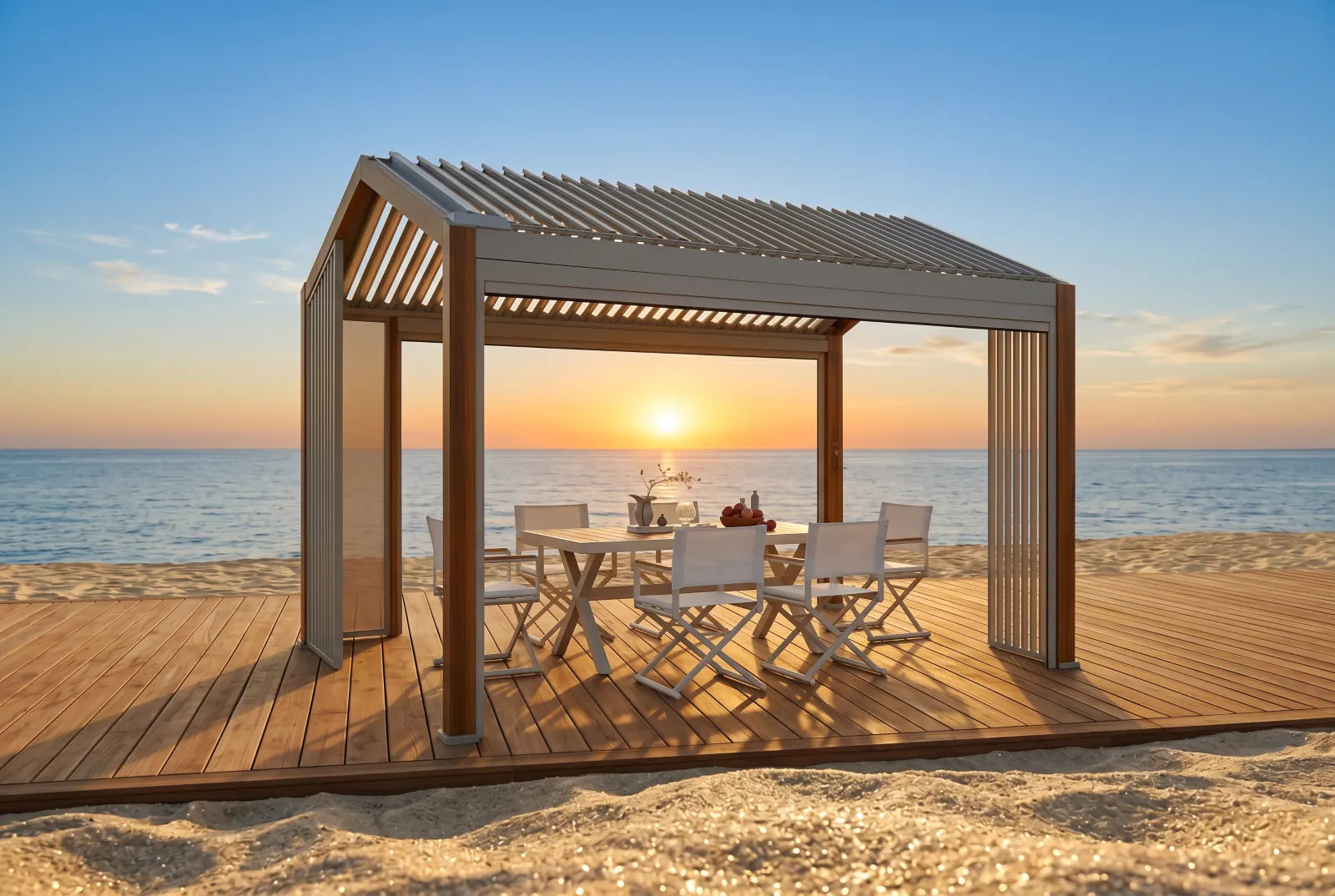Pergola 2.0 dining scene