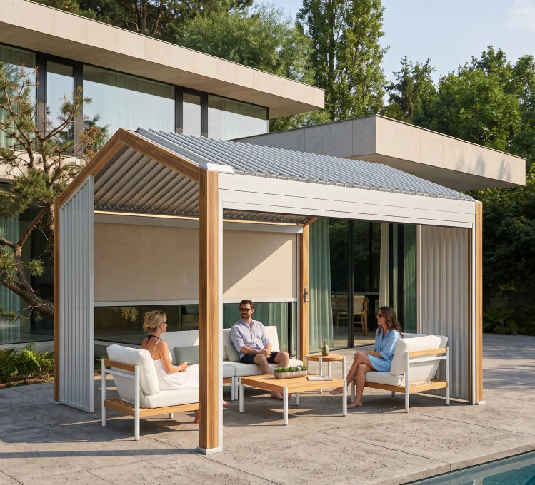 Pergola 2.0 sofa seating scene