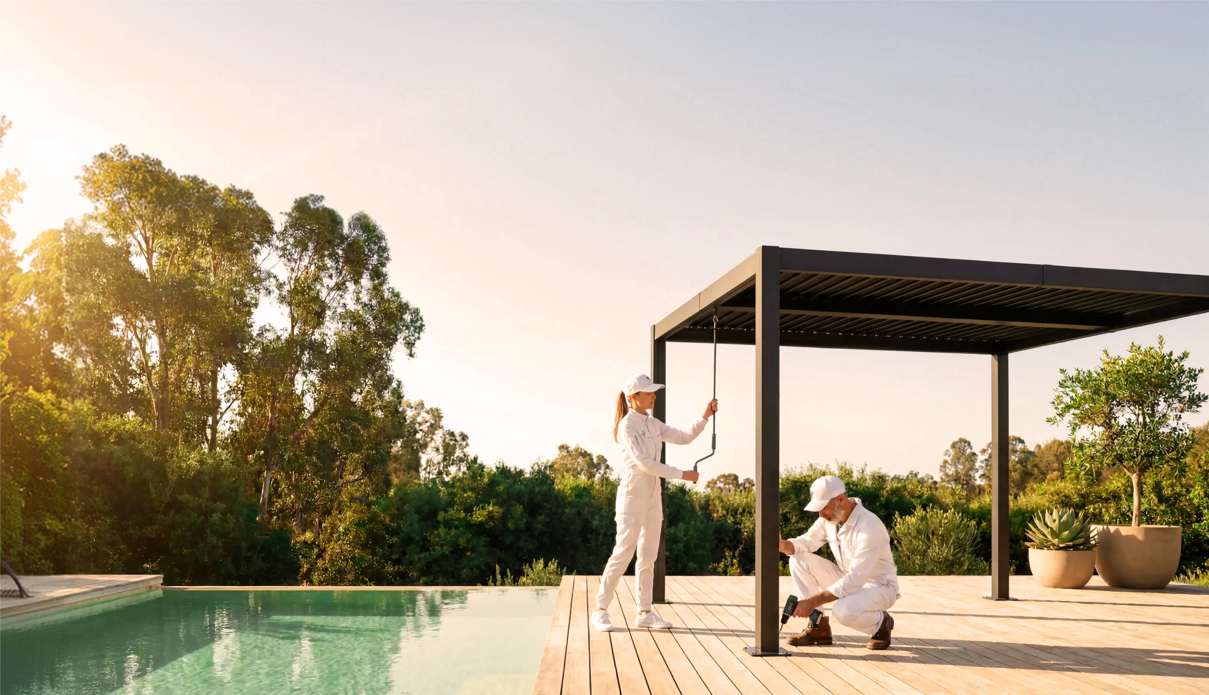 Transform Your Backyard.<br>Delivered & Assembled.