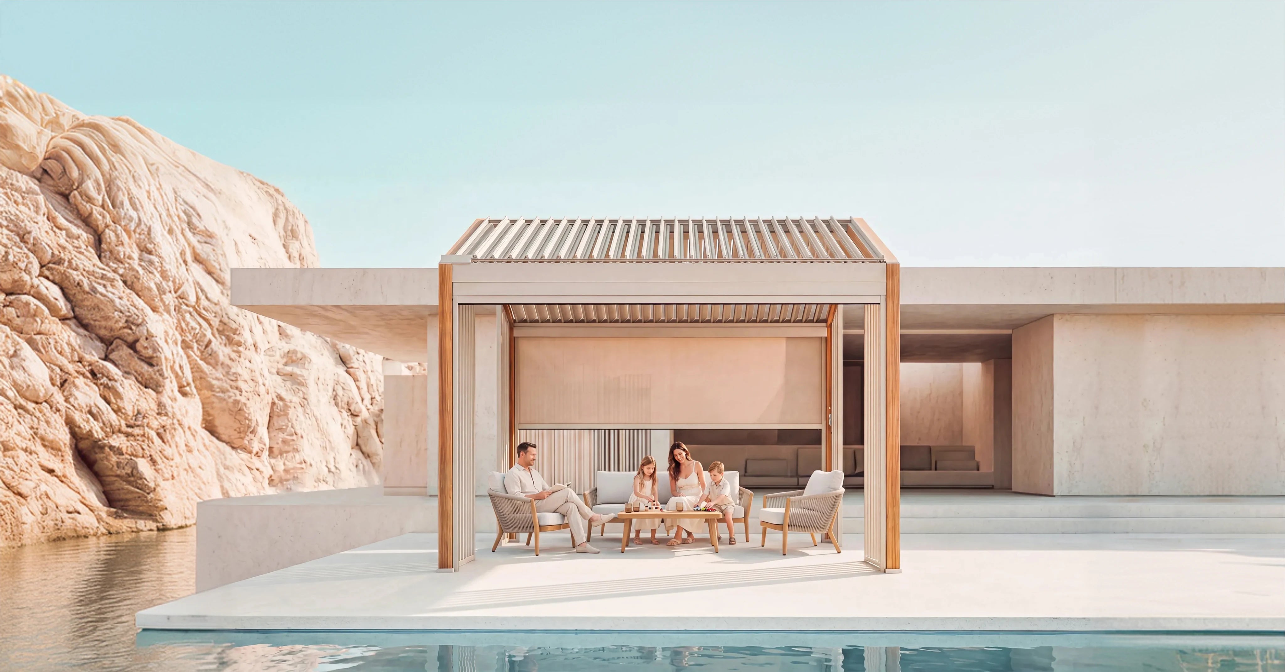 Family Outdoor Living Space