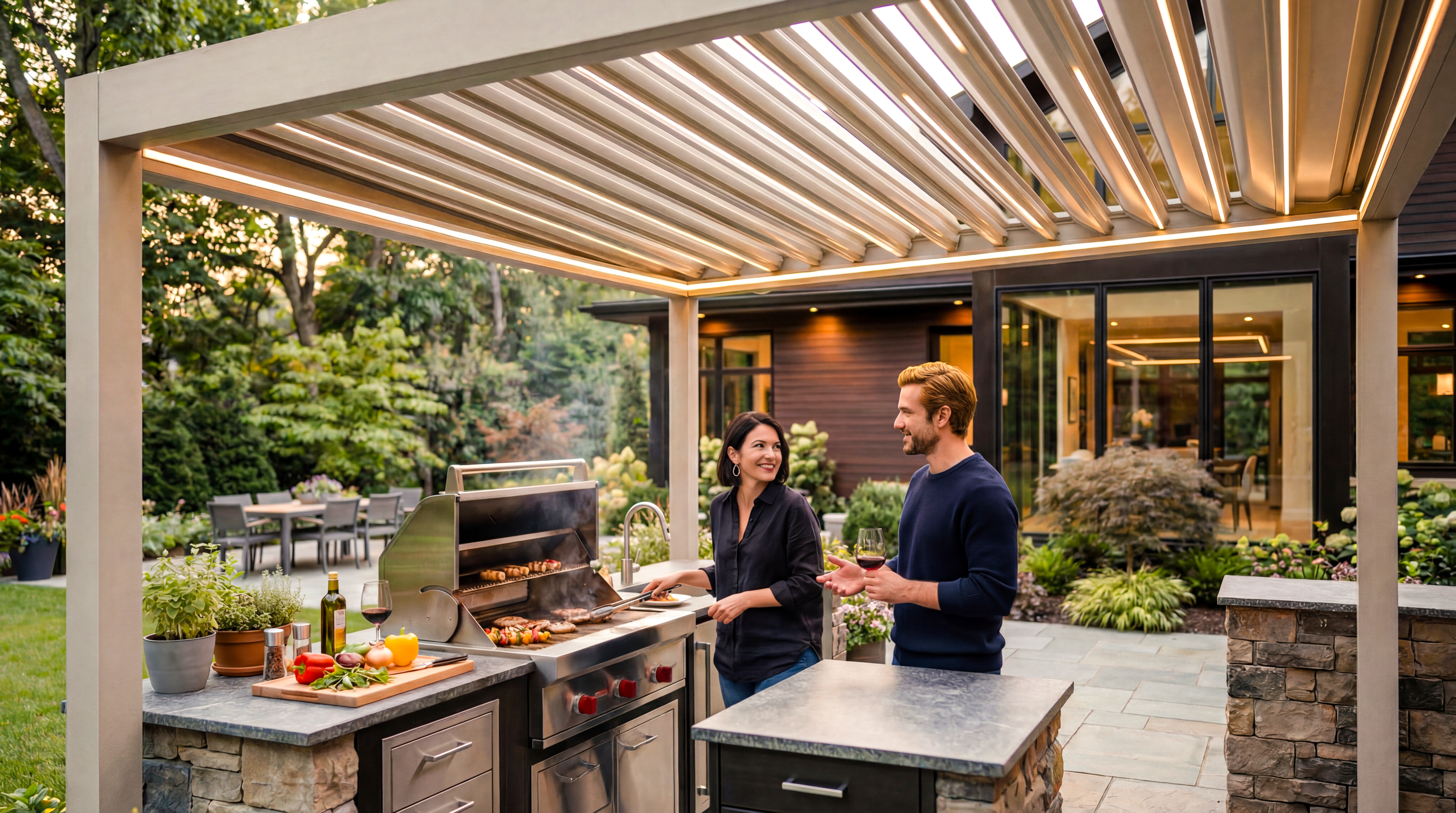 Outdoor kitchen project