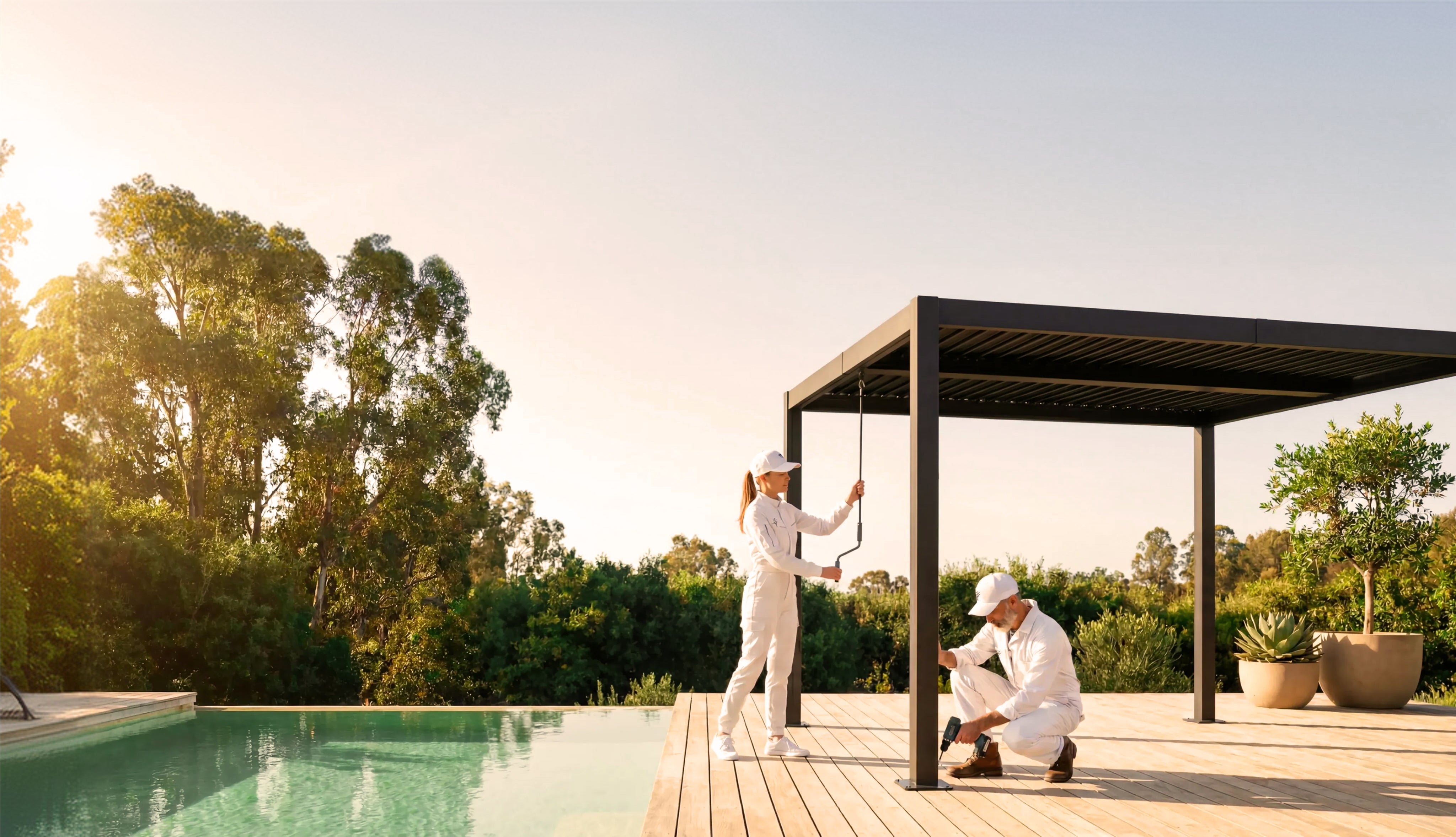 Transform Your Backyard.
Delivered & Assembled.