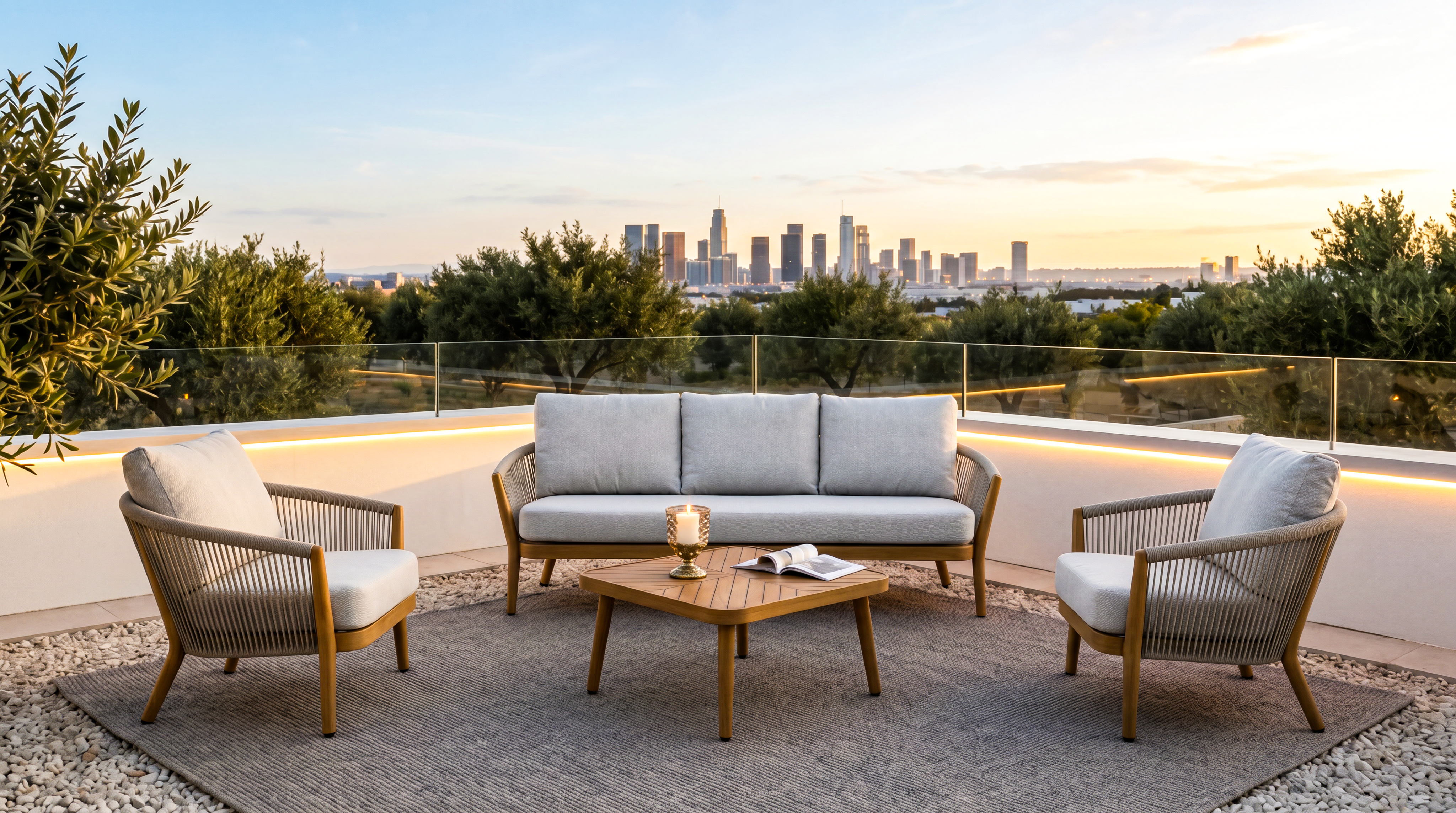 Covered Lounge Seating