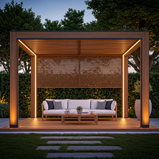 Pergola 2.0 with Seating