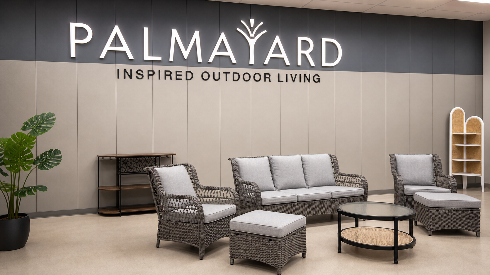 PalmaYard showroom lounge furniture display